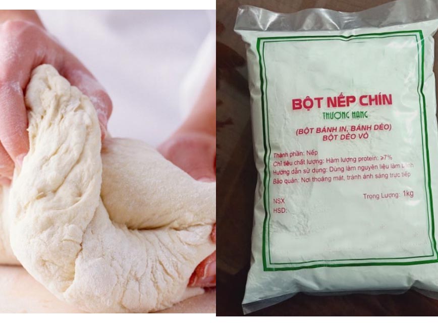 mua bột làm bánh dẻo trung thu