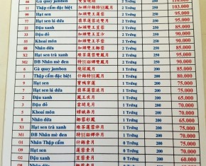 Bảng giá bánh trung thu lớn bán lẻ của cơ sở sản xuất bánh Thuận Phong 2021